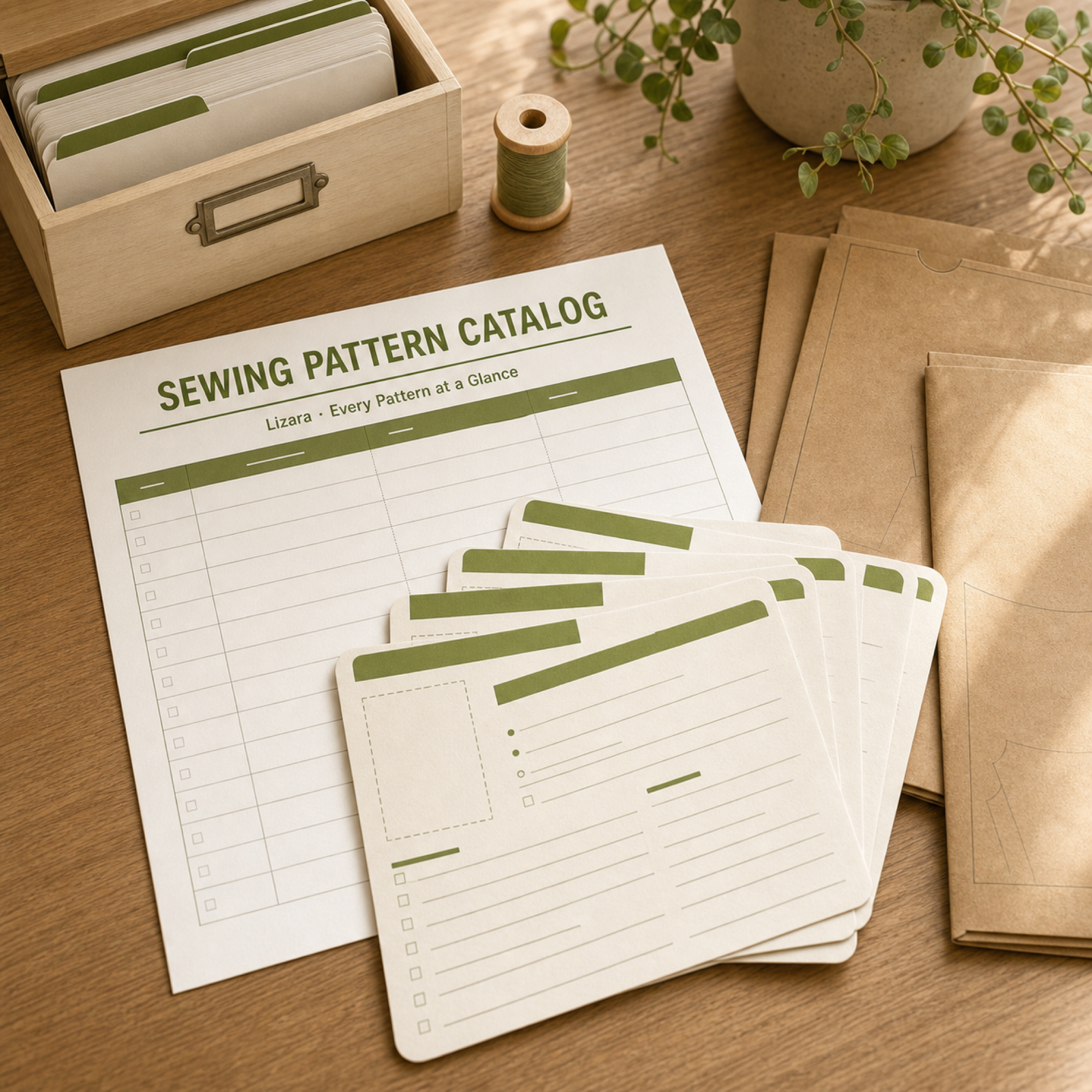 Sewing Pattern Catalog Printable