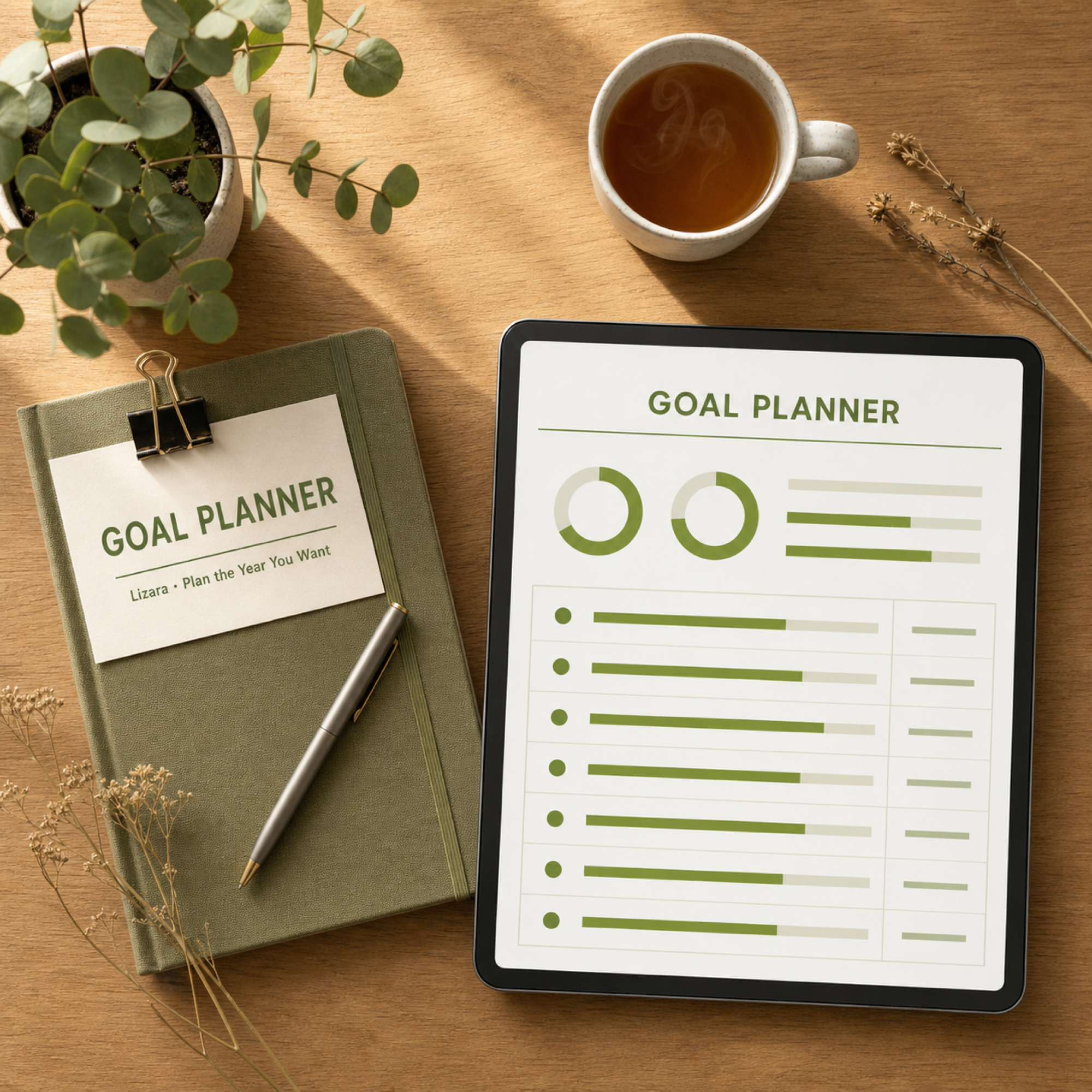 Goal Setting Planner Spreadsheet