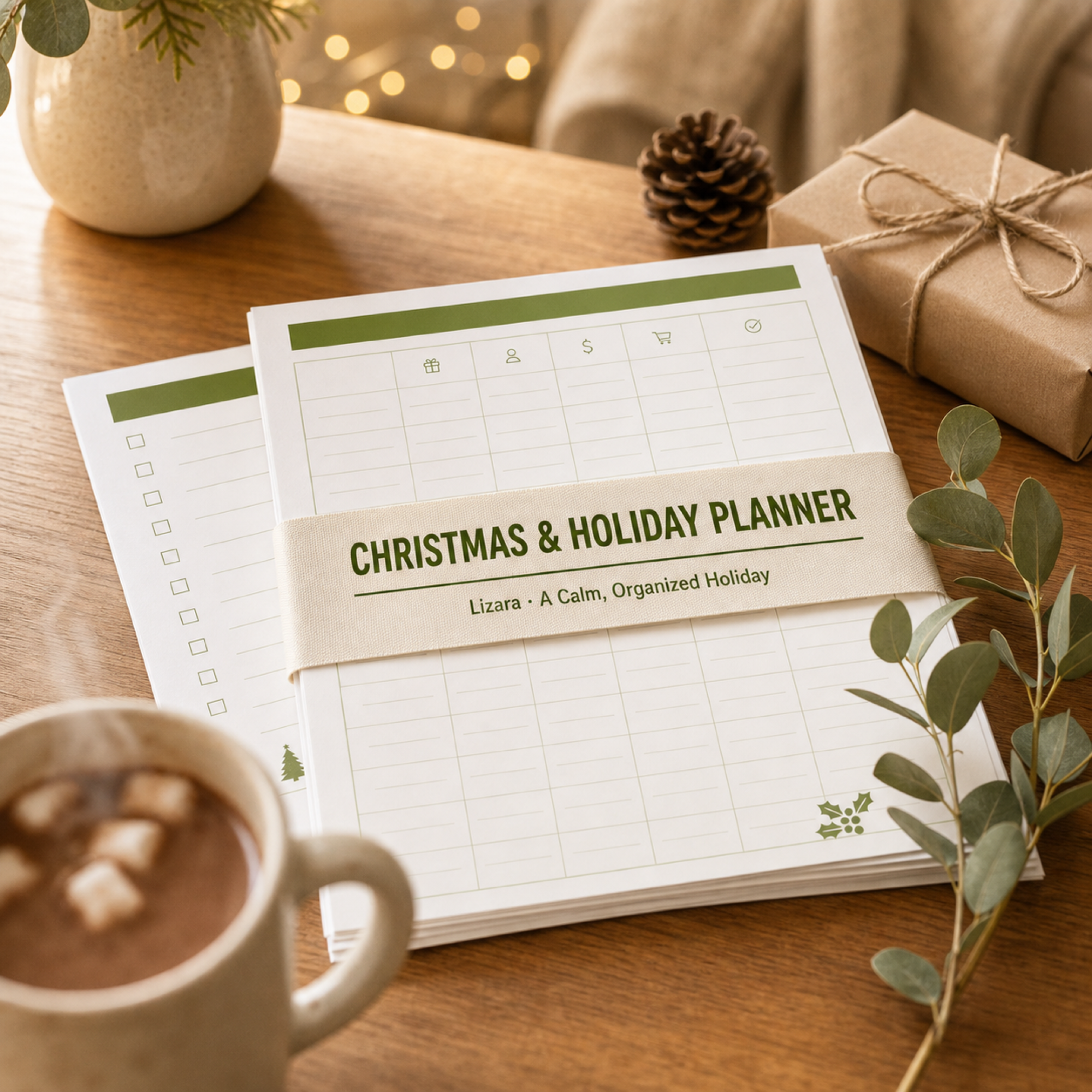 Christmas Planner Printable and Holiday Organizer